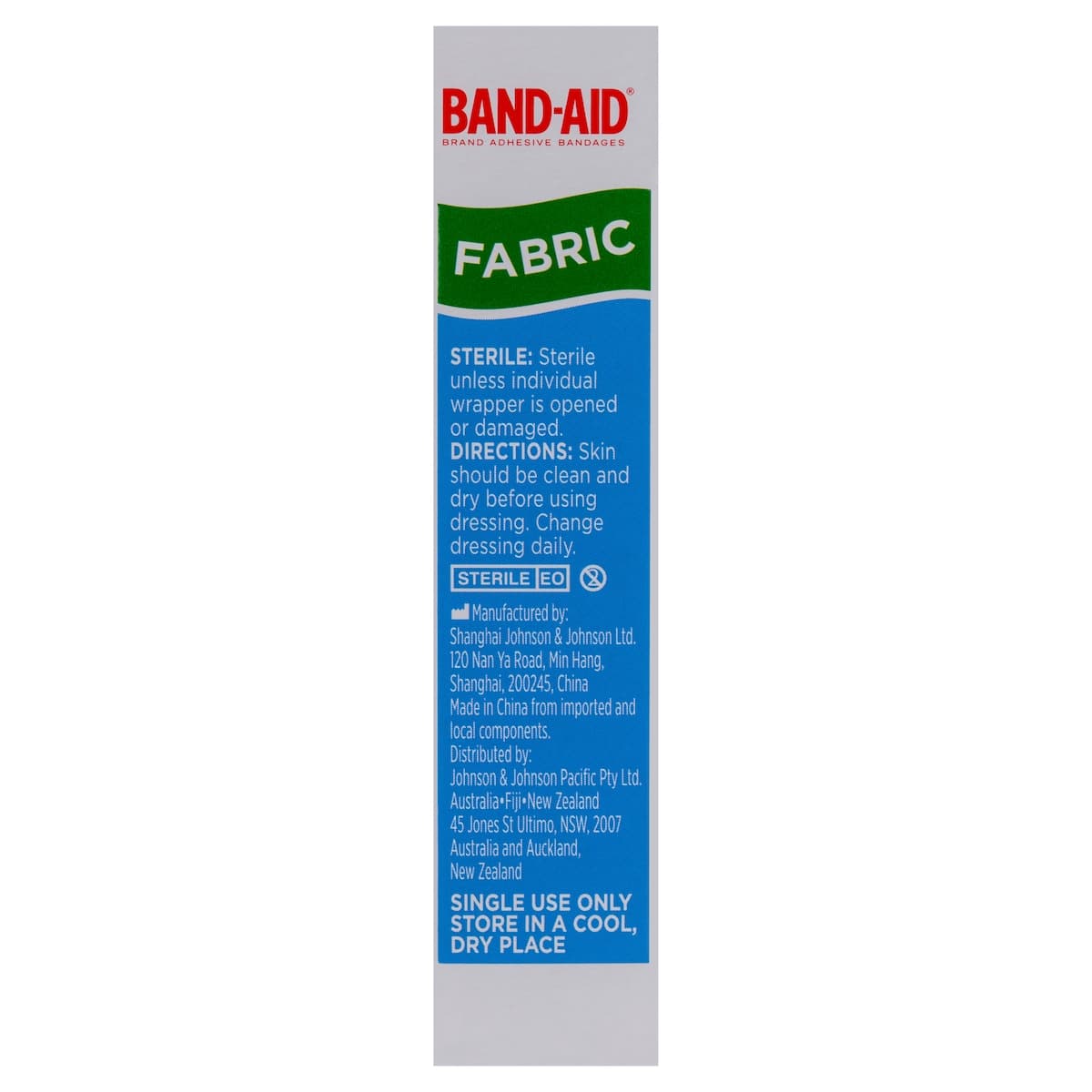 Thumbnail Band-Aid Fabric Strips 24 Sterile Strips