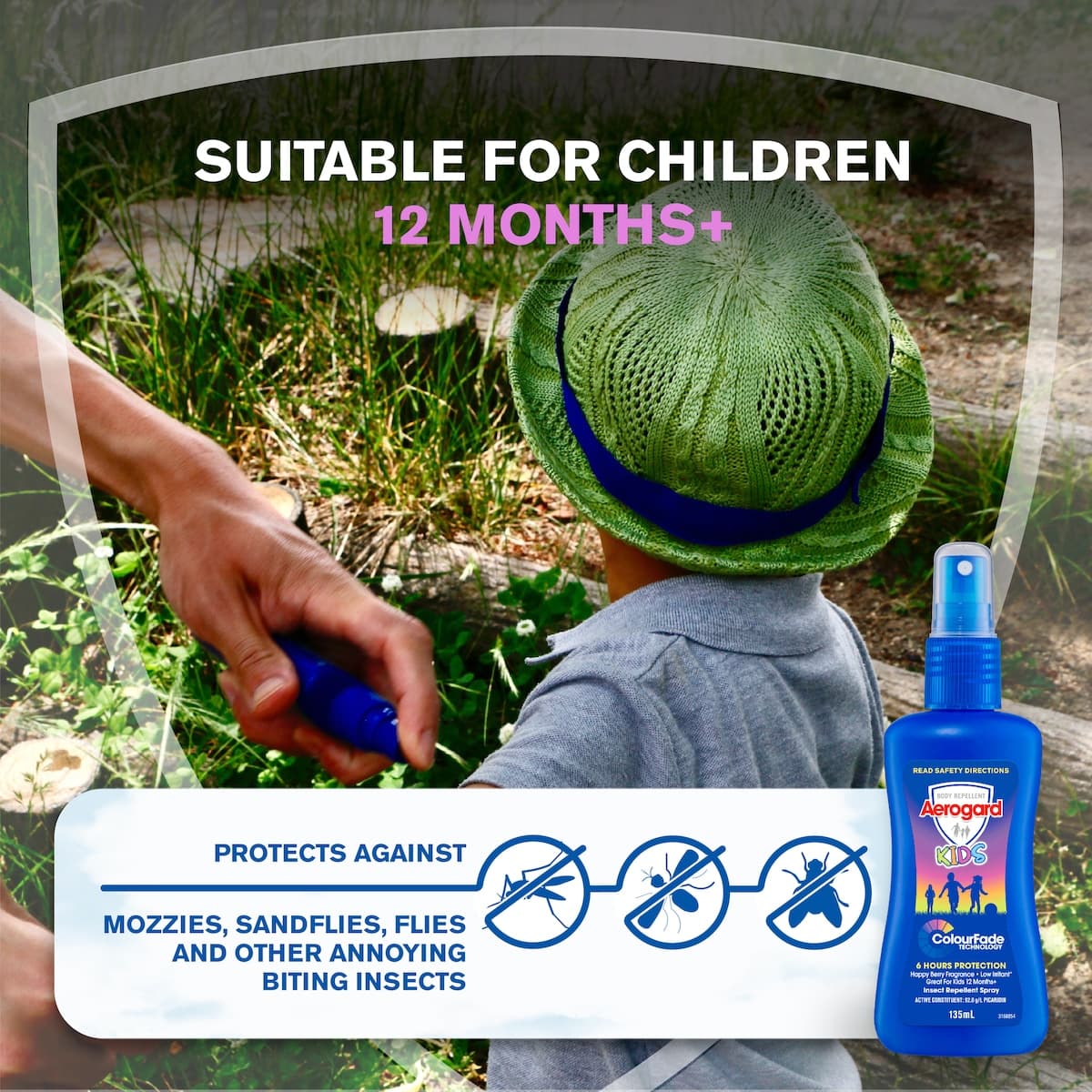 Thumbnail Aerogard Insect Repellent For Kids Pump Spray 135Ml