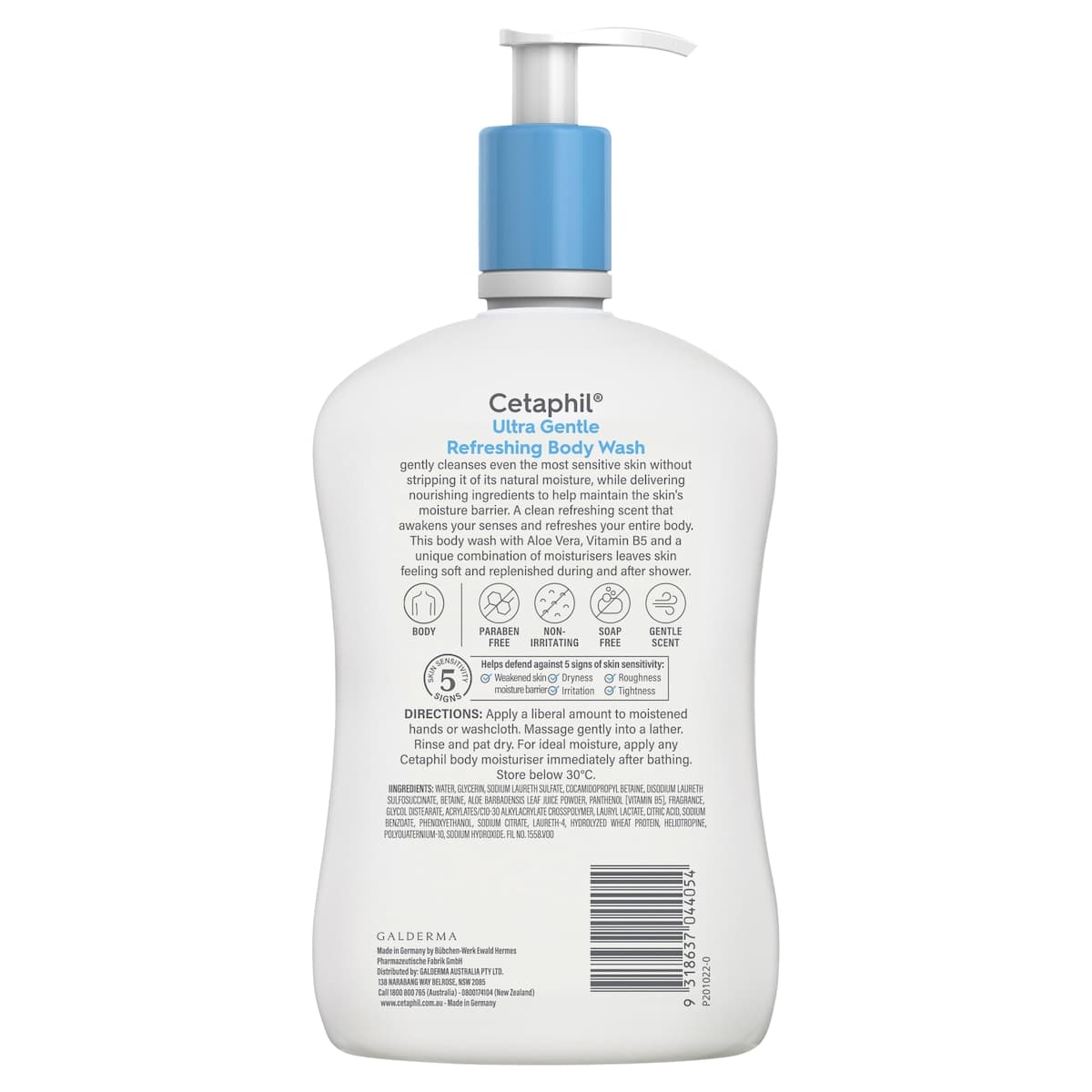 Thumbnail Cetaphil Ultra Gentle Body Wash Refreshing Scent 1 Litre