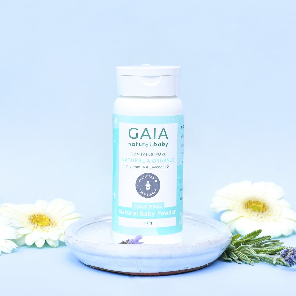 Thumbnail Gaia Natural Baby Corn Starch Powder 100G