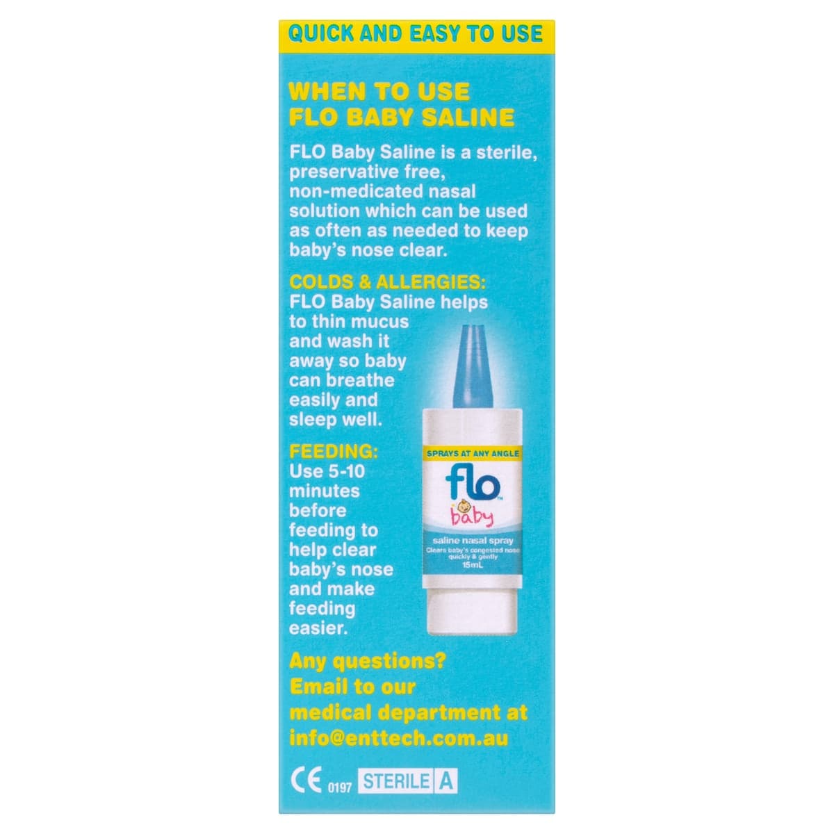 Thumbnail Flo Baby Saline Nasal Spray 15Ml