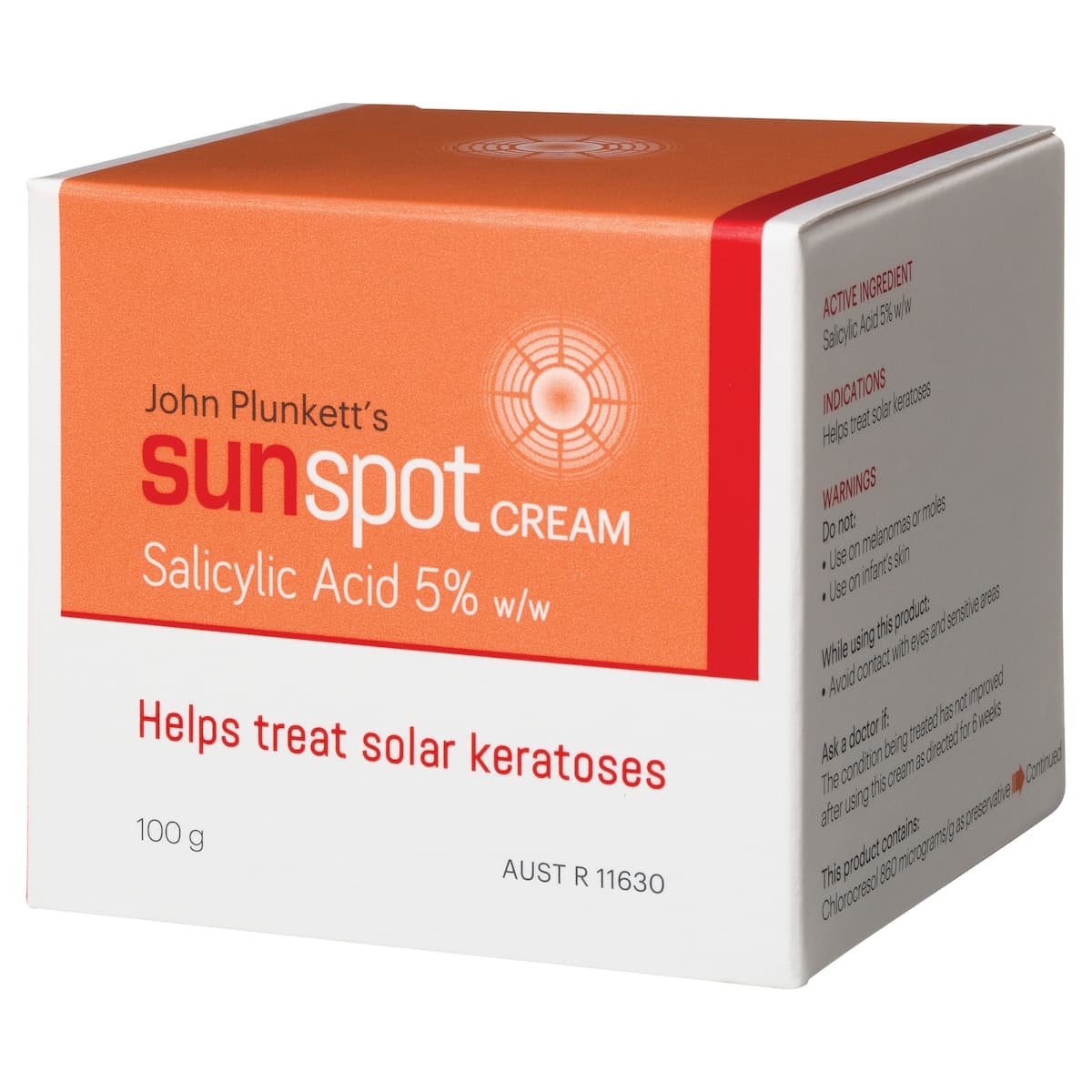 Thumbnail John Plunketts Sunspot Cream 100G