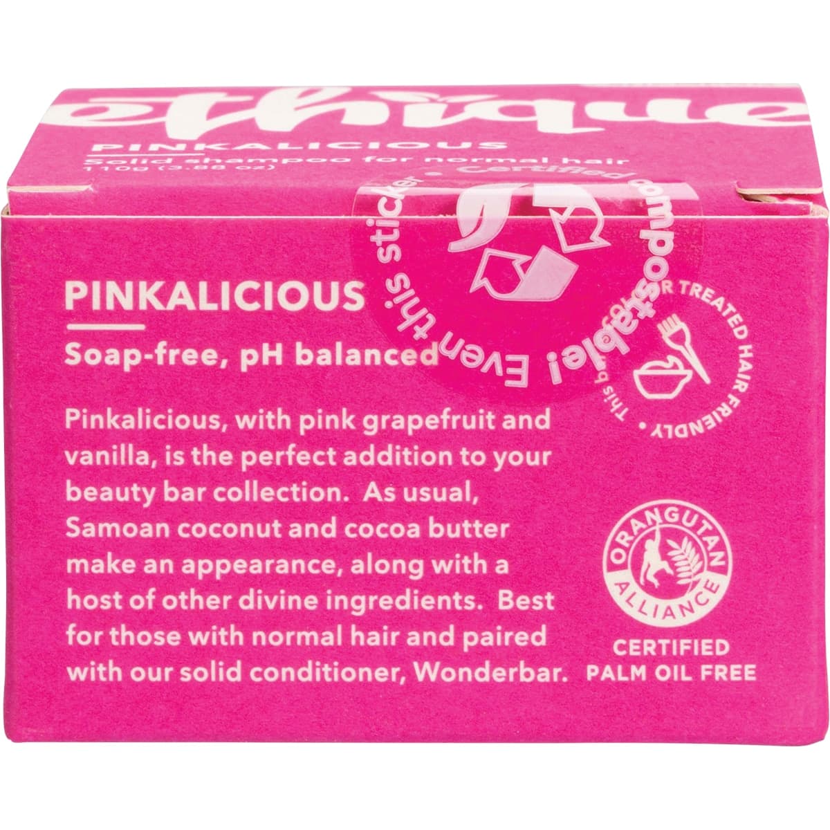 Thumbnail Ethique Solid Shampoo Bar Pinkalicious Normal Hair 110G