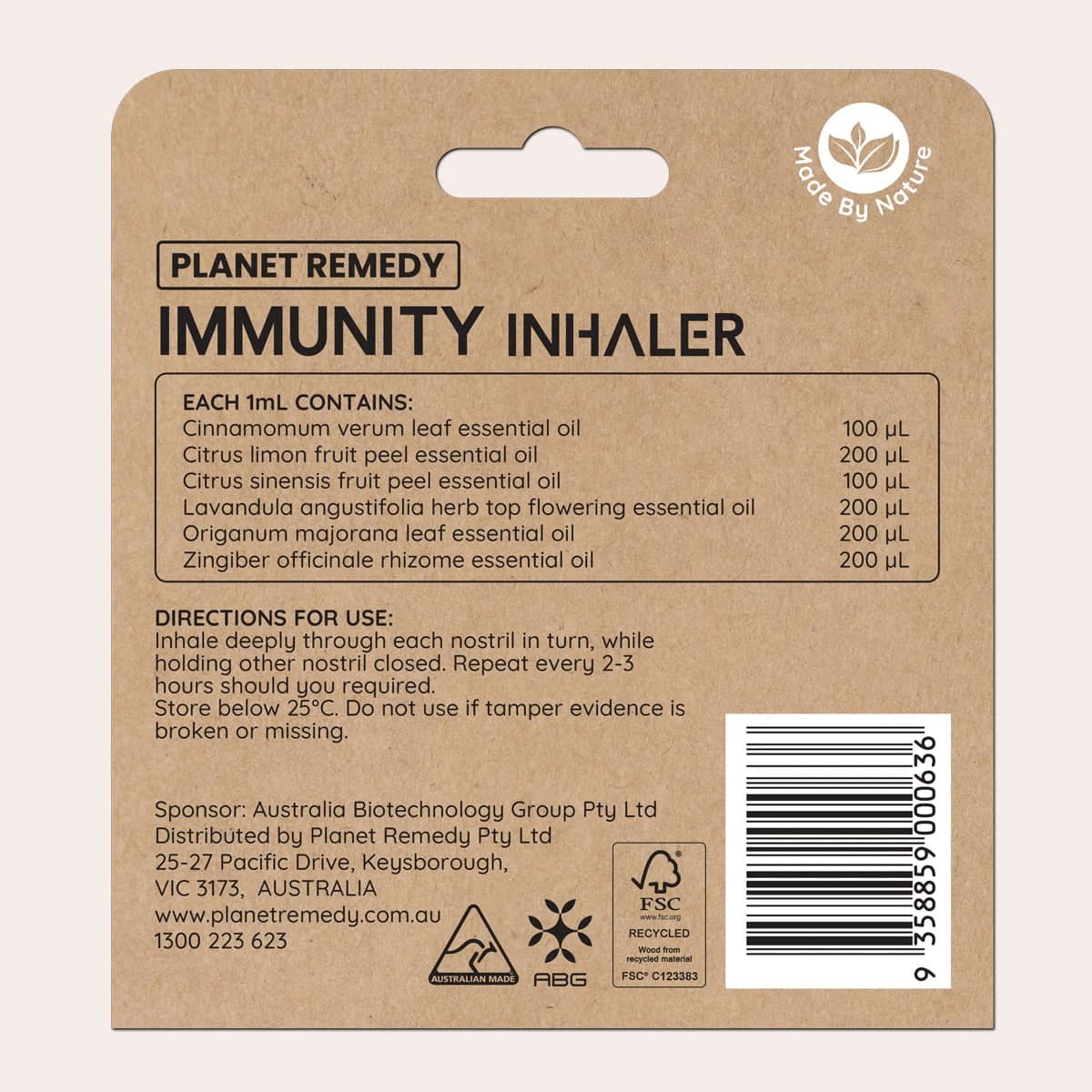 Thumbnail Planet Remedy Immunity Inhaler 1Ml