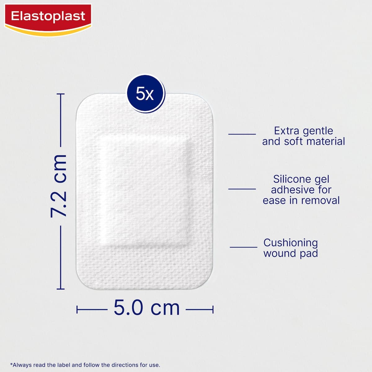 Thumbnail Elastoplast Ultra Sensitive Strips Xl 5 Pack