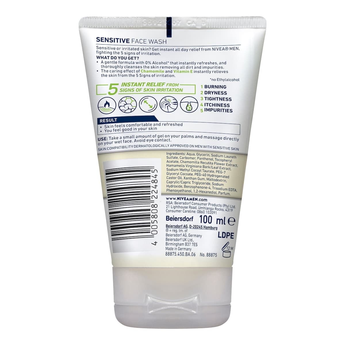 Thumbnail Nivea For Men Sensitive Face Wash 100Ml