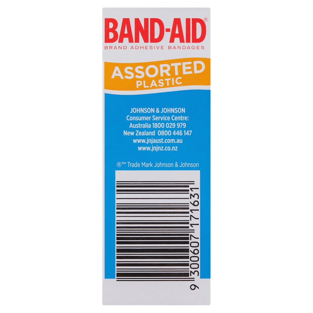 Thumbnail Band-Aid Plastic Strips Assorted Shapes 50 Pack