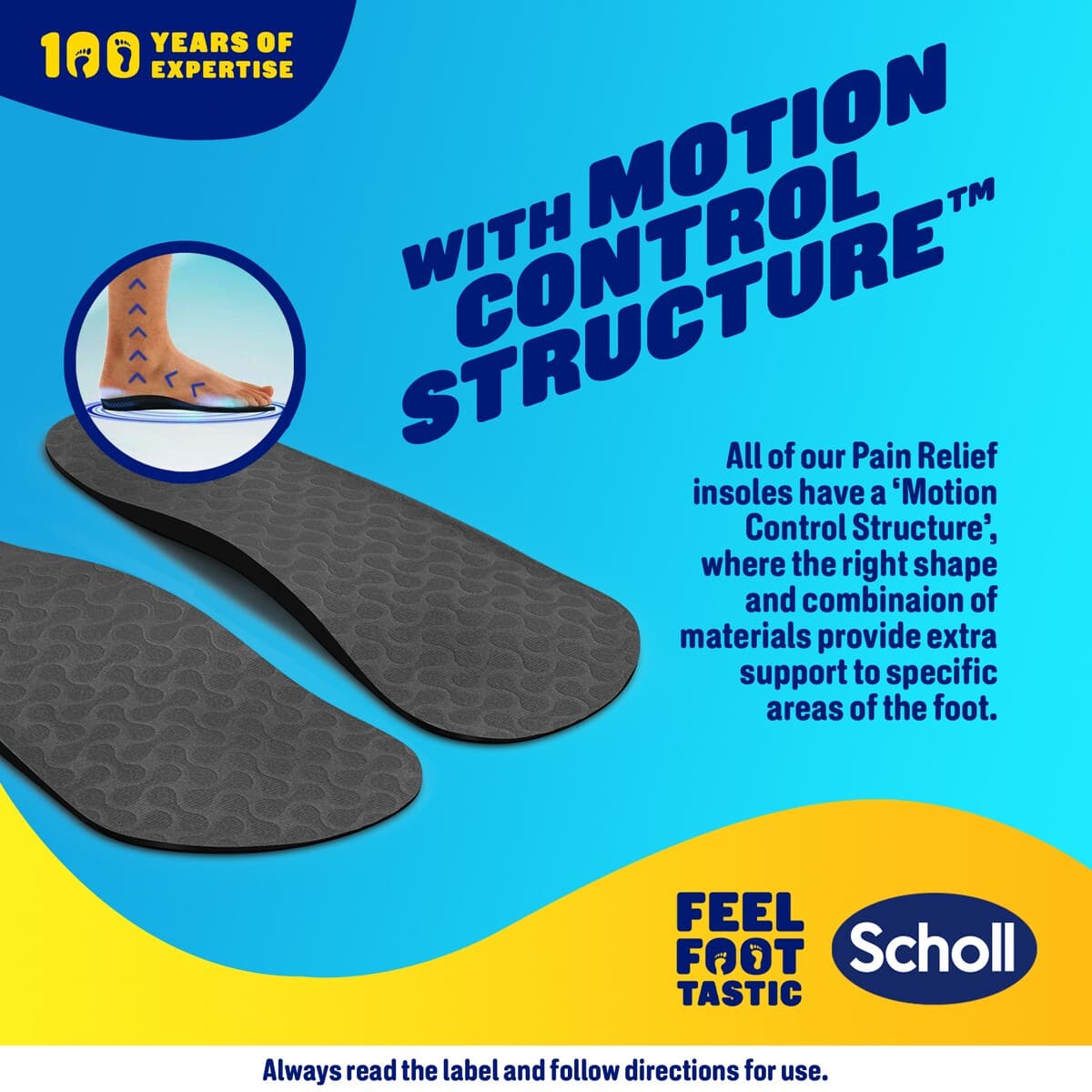 Thumbnail Scholl In-Balance Lower Back Orthotic Insole Large