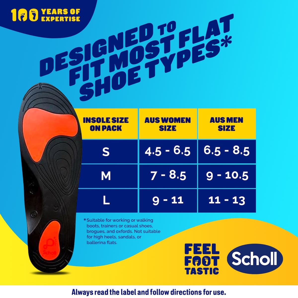 Thumbnail Scholl In-Balance Lower Back Orthotic Insole Large