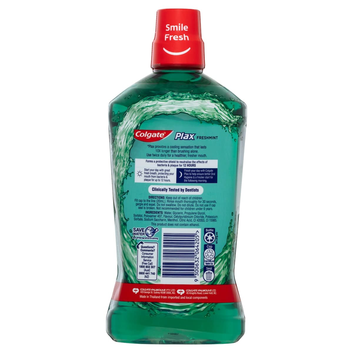 Thumbnail Colgate Plax Alcohol Free Mouthwash Freshmint 1 Litre