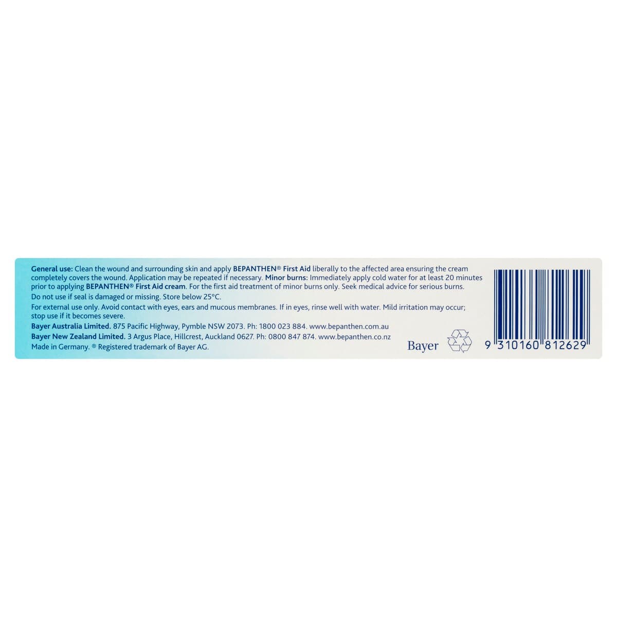 Thumbnail Bepanthen First Aid Antiseptic Cream 30G