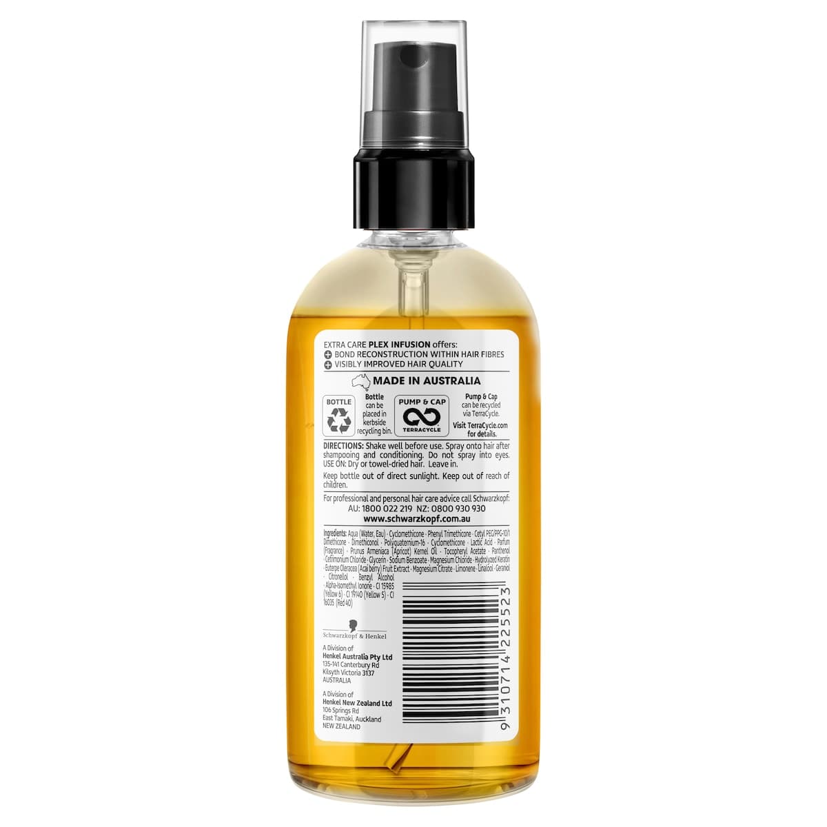 Thumbnail Schwarzkopf Extra Care Plex Infusion Oil Repair Spray 100Ml