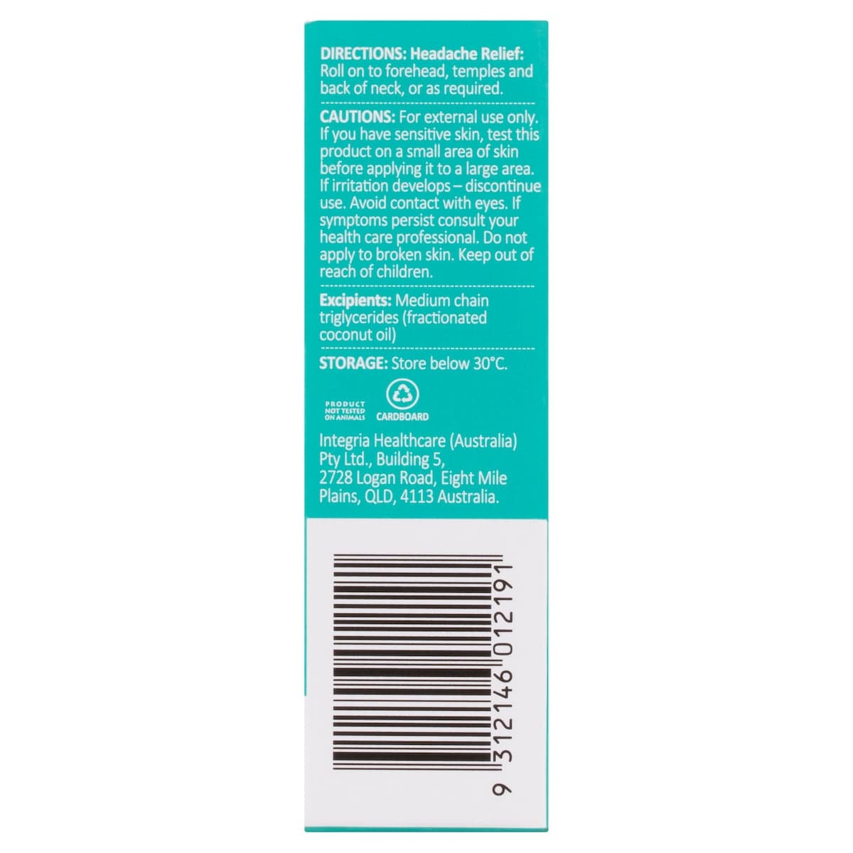 Thumbnail Thursday Plantation Headache Pain Relief Peppermint Roll-On 9Ml