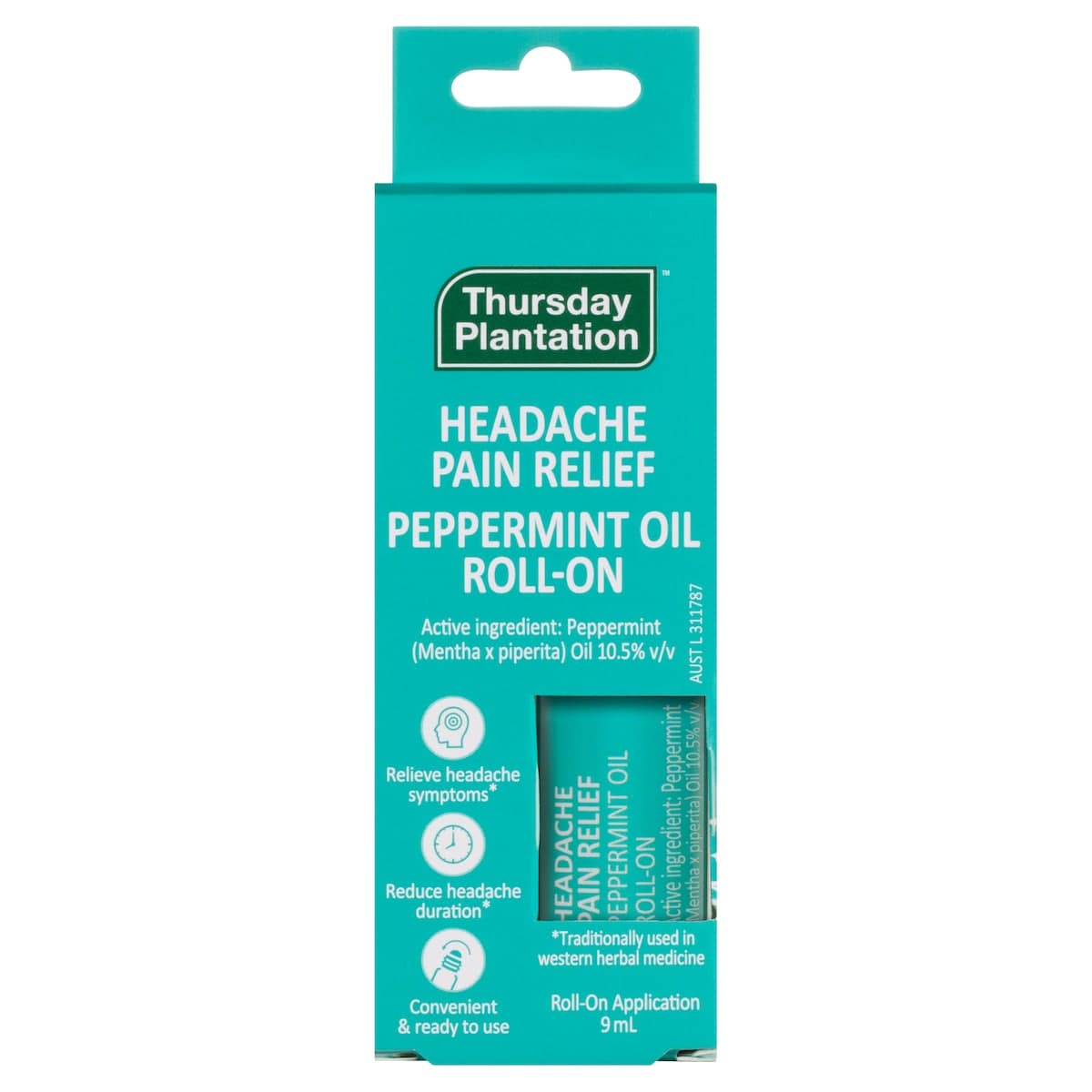 Thumbnail Thursday Plantation Headache Pain Relief Peppermint Roll-On 9Ml