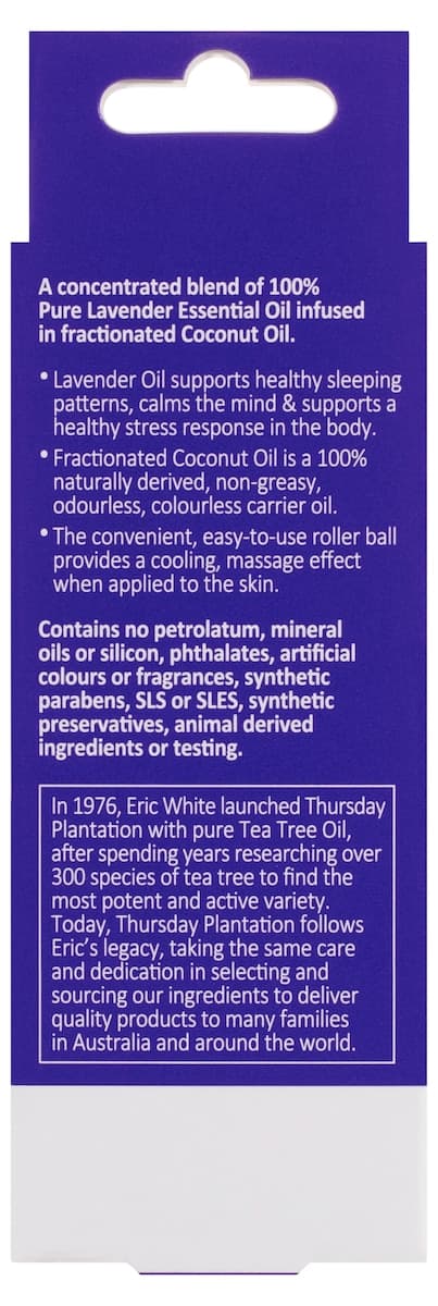 Thumbnail Thursday Plantation Sleep Support & Calming Lavender Oil Roll-On 9Ml