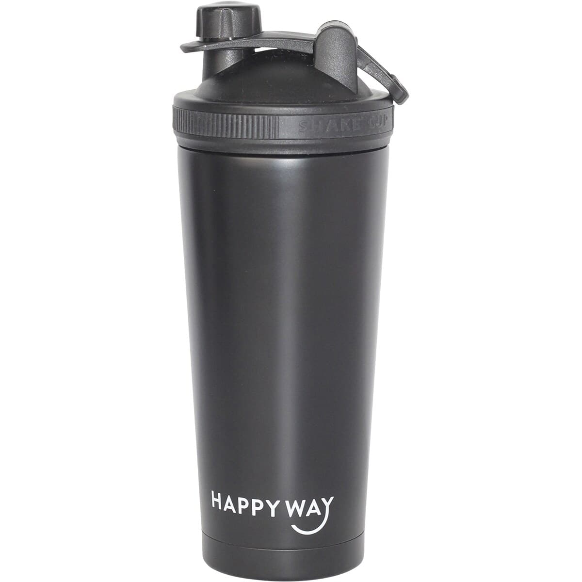 Thumbnail Happy Way Insulated Stainless Steel Shaker Black 700Ml