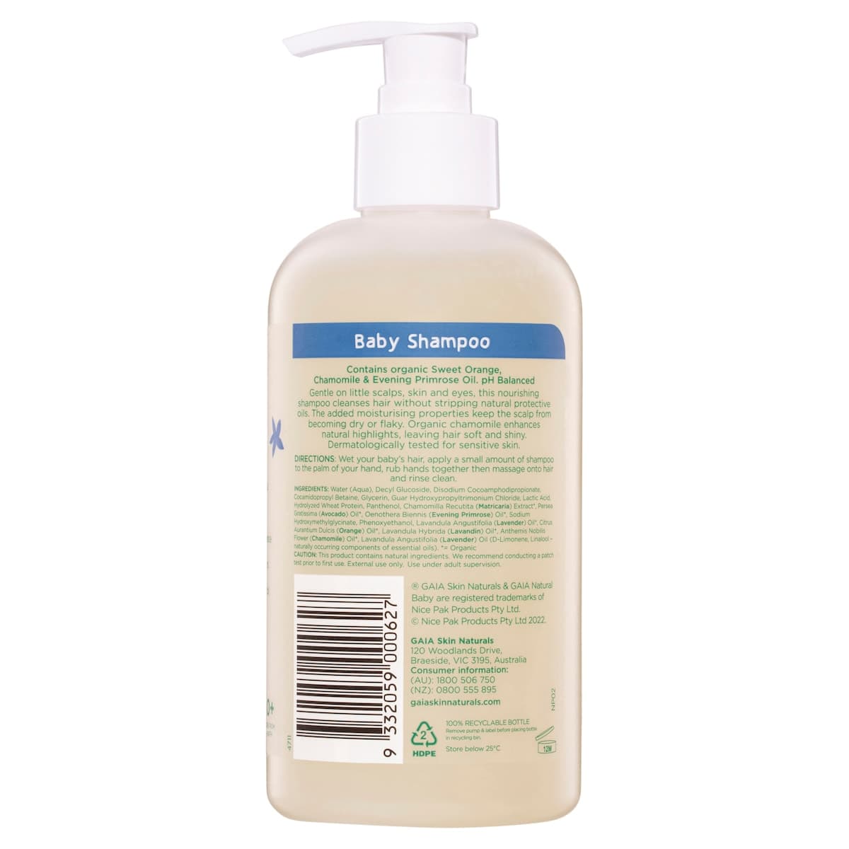 Thumbnail Gaia Natural Baby Shampoo 375Ml