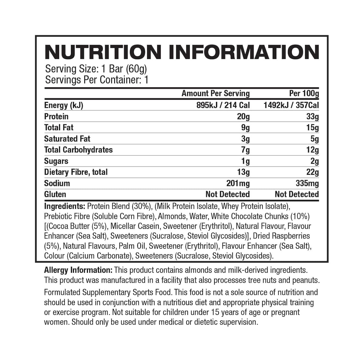 Thumbnail Quest Protein Bar White Choc Raspberry 60G