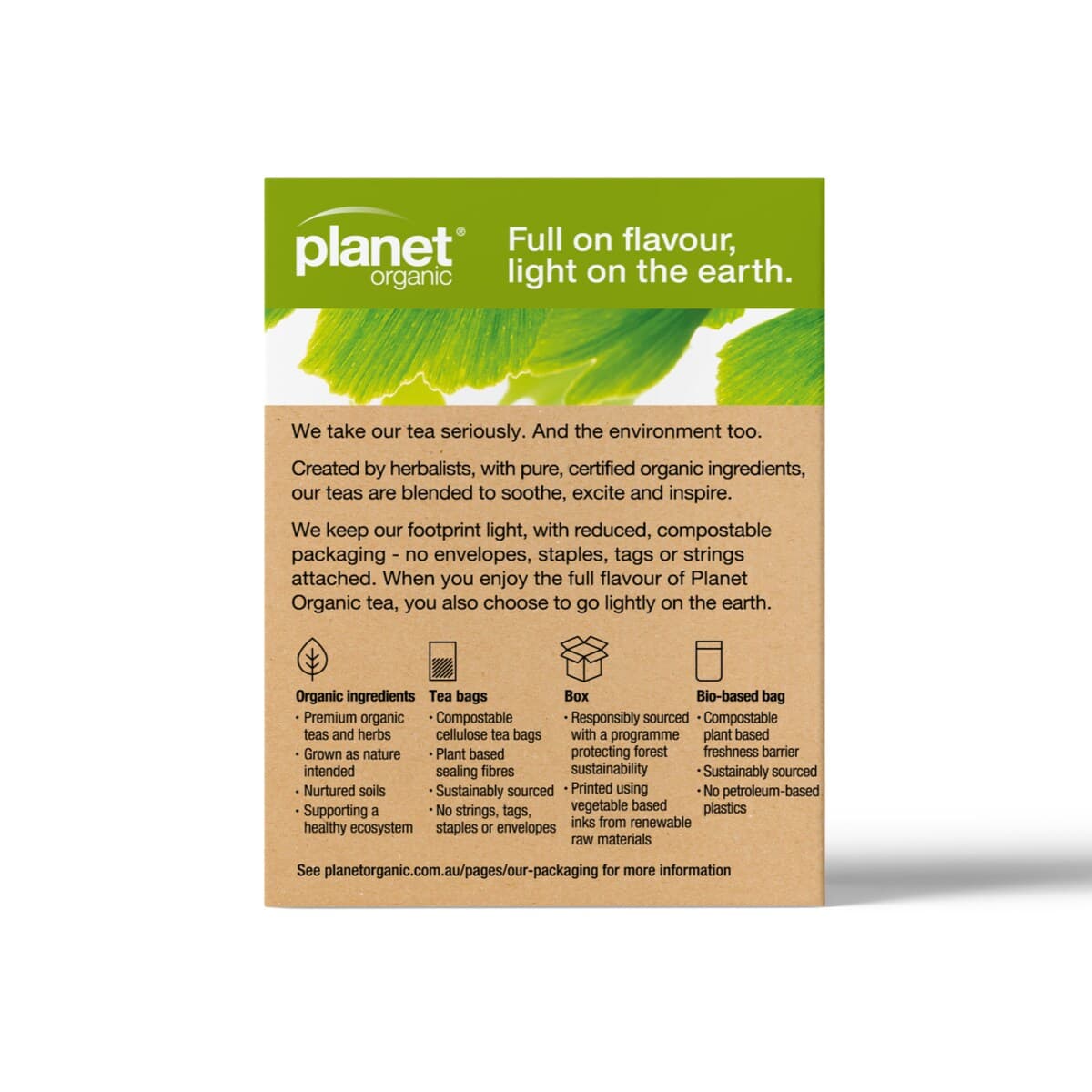 Thumbnail Planet Organic Mental Focus 25 Tea Bags