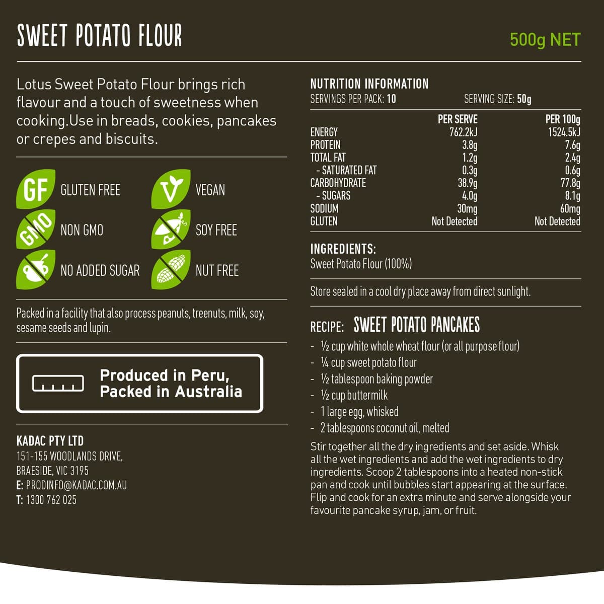 Thumbnail Lotus Sweet Potato Flour 500G