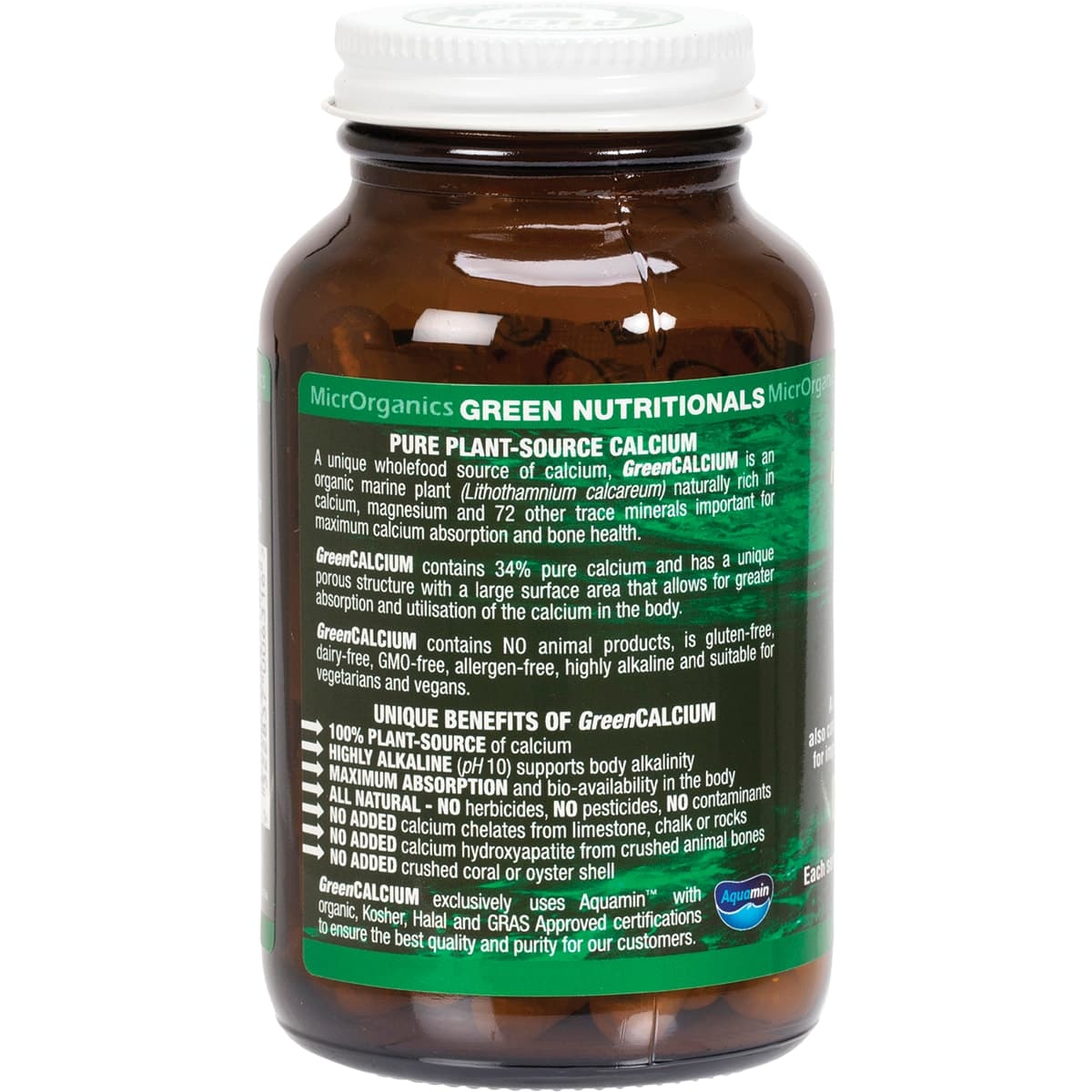 Thumbnail Green Nutritionals Green Calcium 60 Capsules