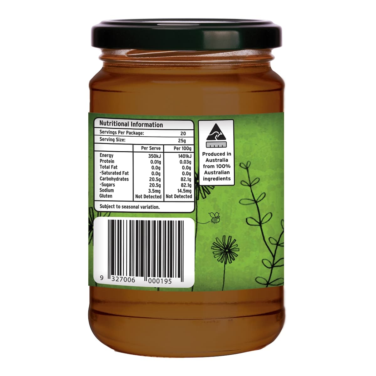 Thumbnail Ambrosia Raw Organic Honey 500G