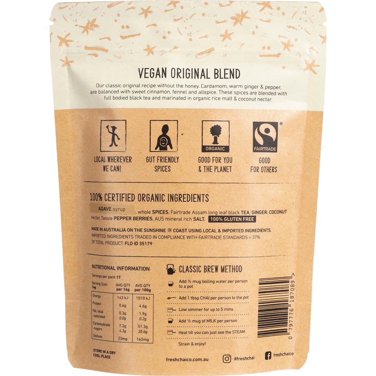 Thumbnail The Fresh Chai Co Vegan Original Blend 250G