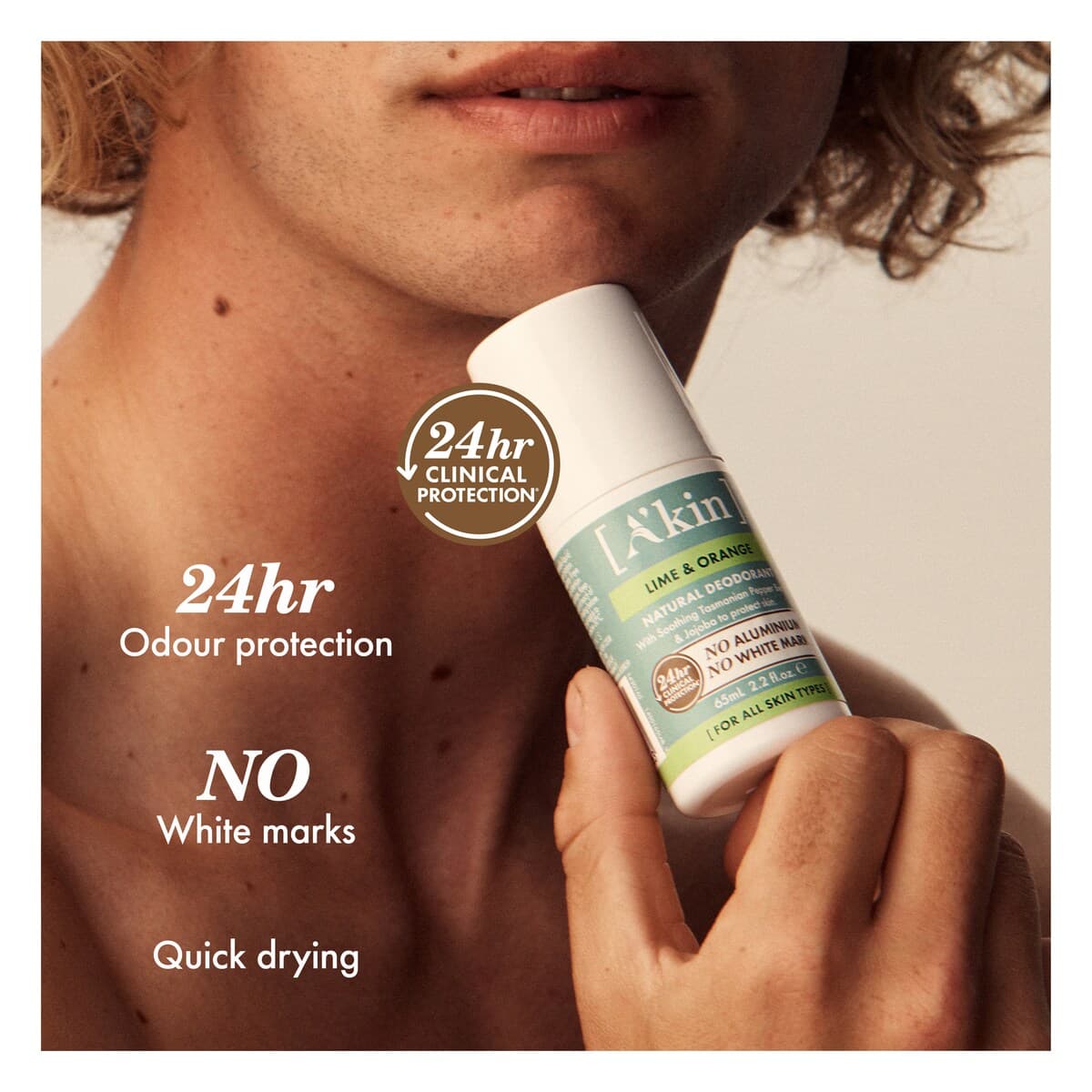 Thumbnail A'kin Desert Lime & Orange Deodorant Roll-On 65ml