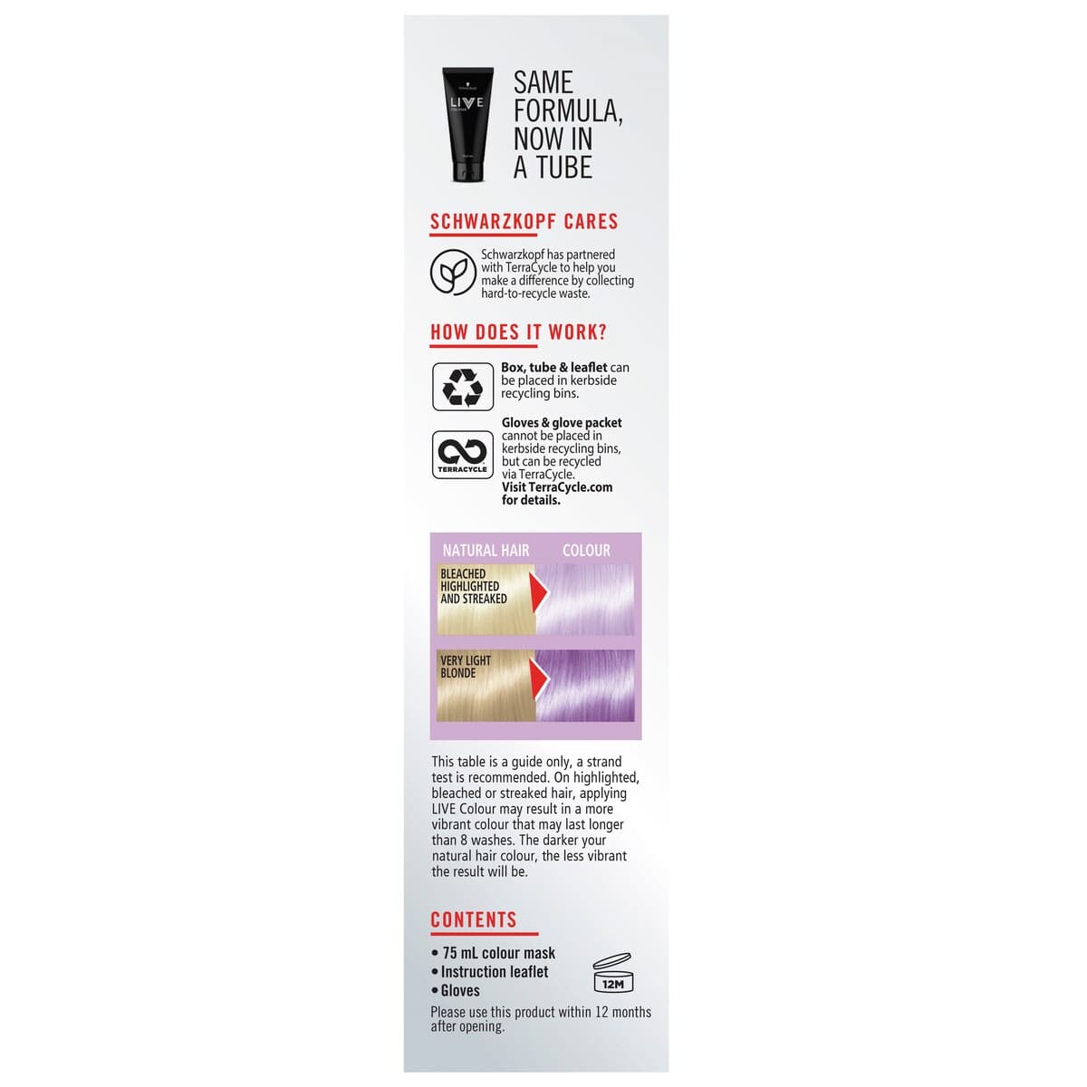 Thumbnail Schwarzkopf Live Colour Pastels Lilac Blush 75Ml