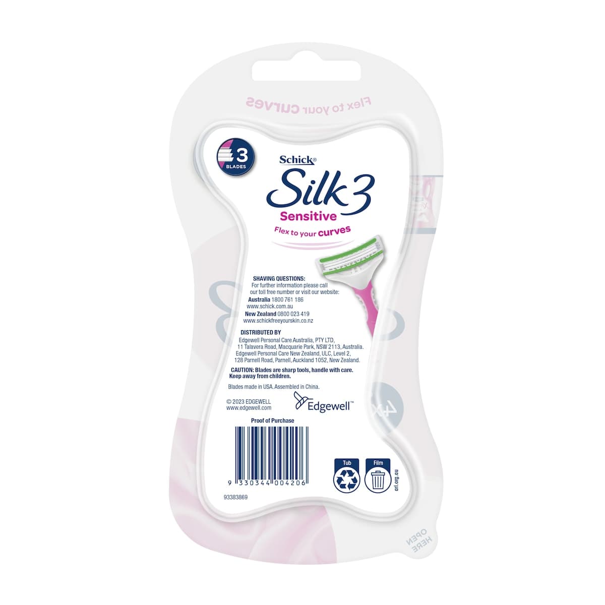 Thumbnail Schick Xtreme 3 Sensitive Disposable Razors 4 Pack