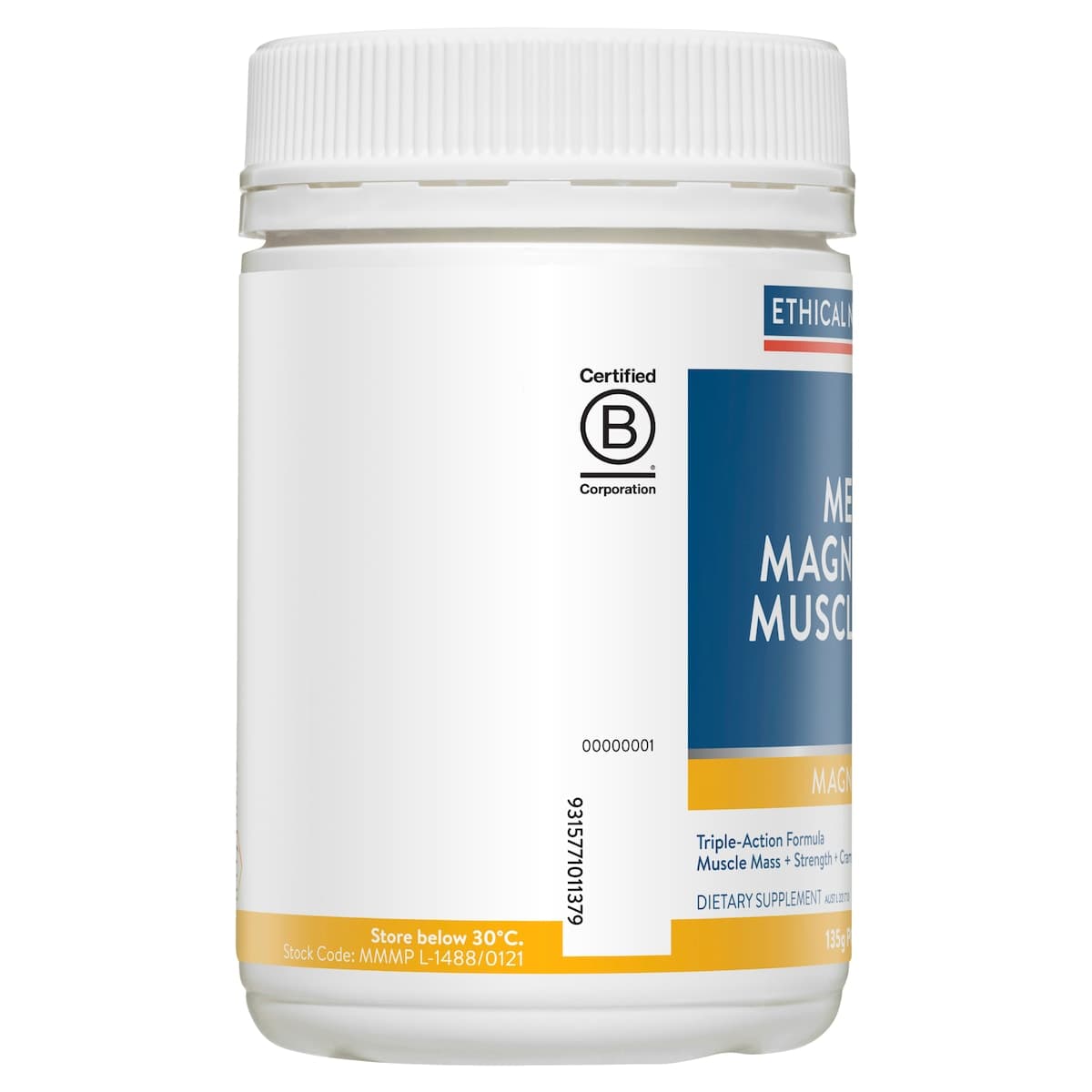 Thumbnail Ethical Nutrients Mega Magnesium Muscle Plus 135G Powder