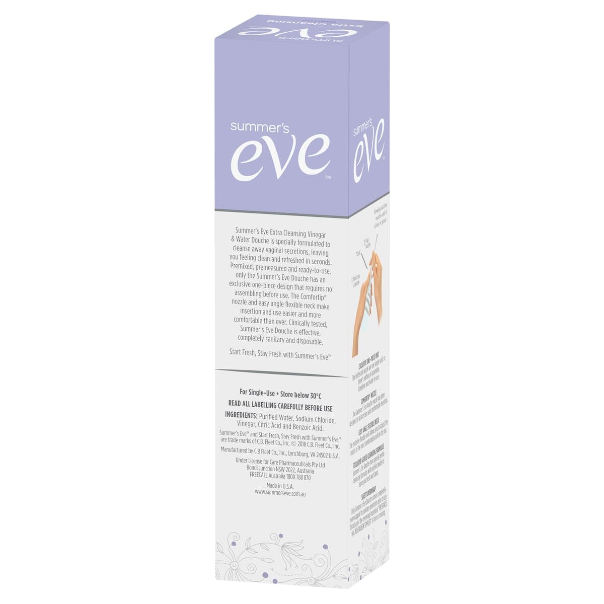 Thumbnail Summers Eve Extra Cleansing Douche With Vinegar & Water 133Ml