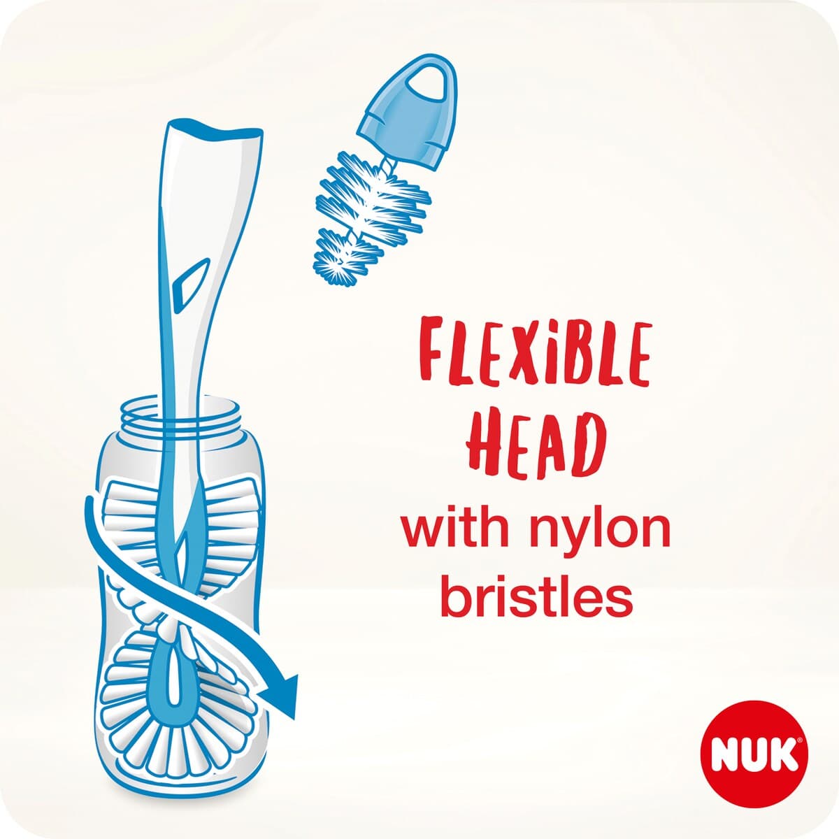 Thumbnail Nuk Bottle And Soother Cleaning Brush