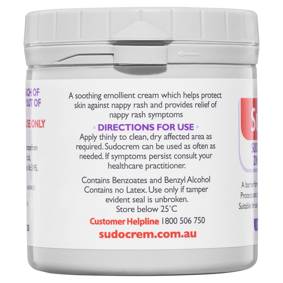 Thumbnail Sudocrem Healing Cream For Nappy Rash 250G