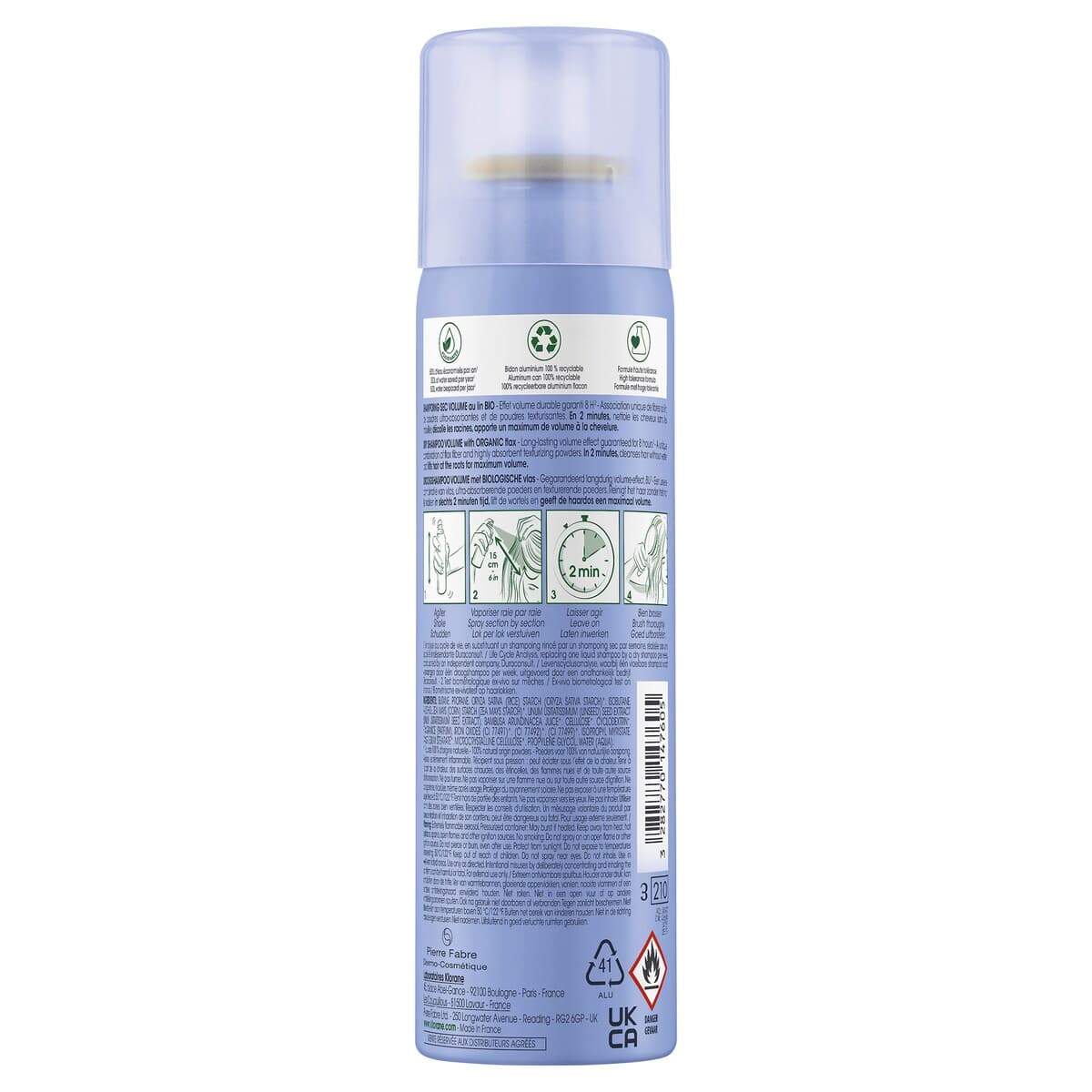 Thumbnail Klorane Volumizing Dry Shampoo With Organic Flax 150Ml