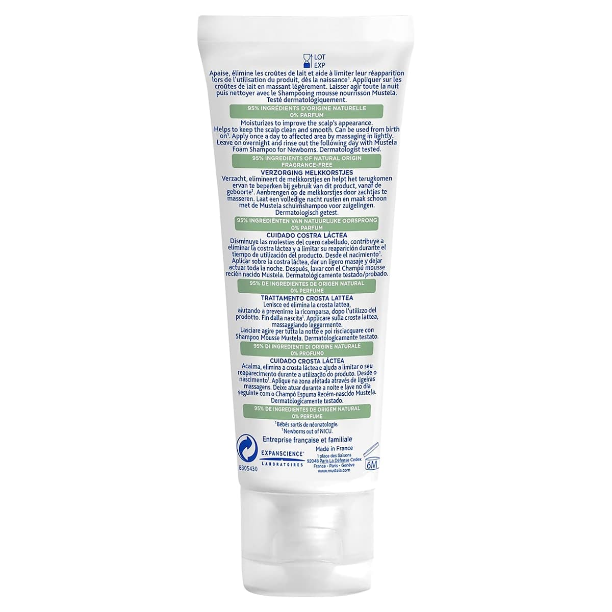 Thumbnail Mustela Cradle Cap Cream 40Ml