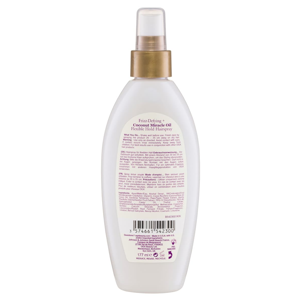 Thumbnail Ogx Coconut Miracle Oil Flexible Hold Hairspray 177Ml