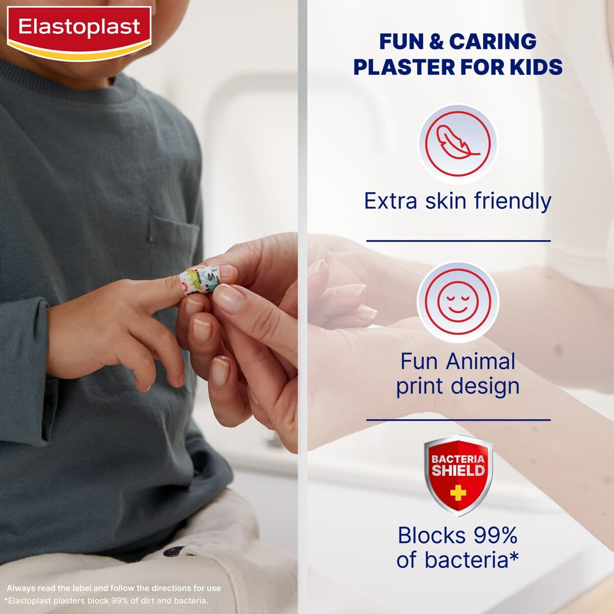 Thumbnail Elastoplast Kids Sensitive Plasters 20 Strips