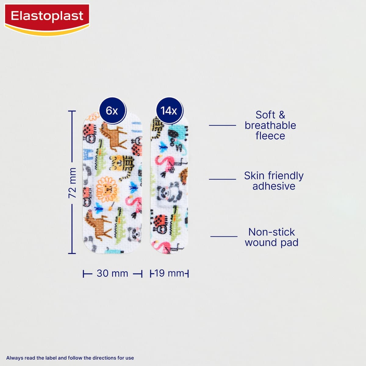 Thumbnail Elastoplast Kids Sensitive Plasters 20 Strips