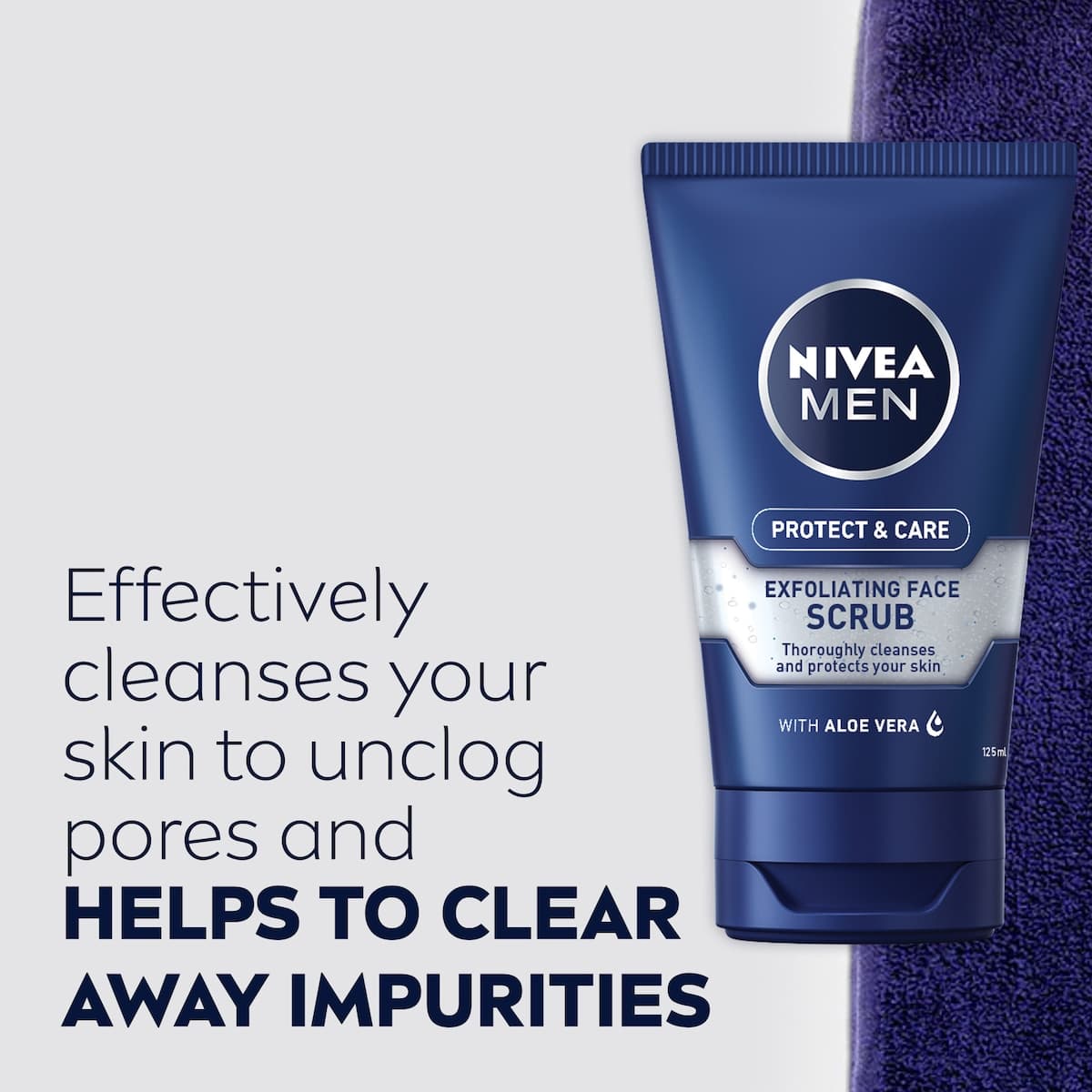 Thumbnail Nivea For Men Protect & Care Exfoliating Face Scrub 125Ml