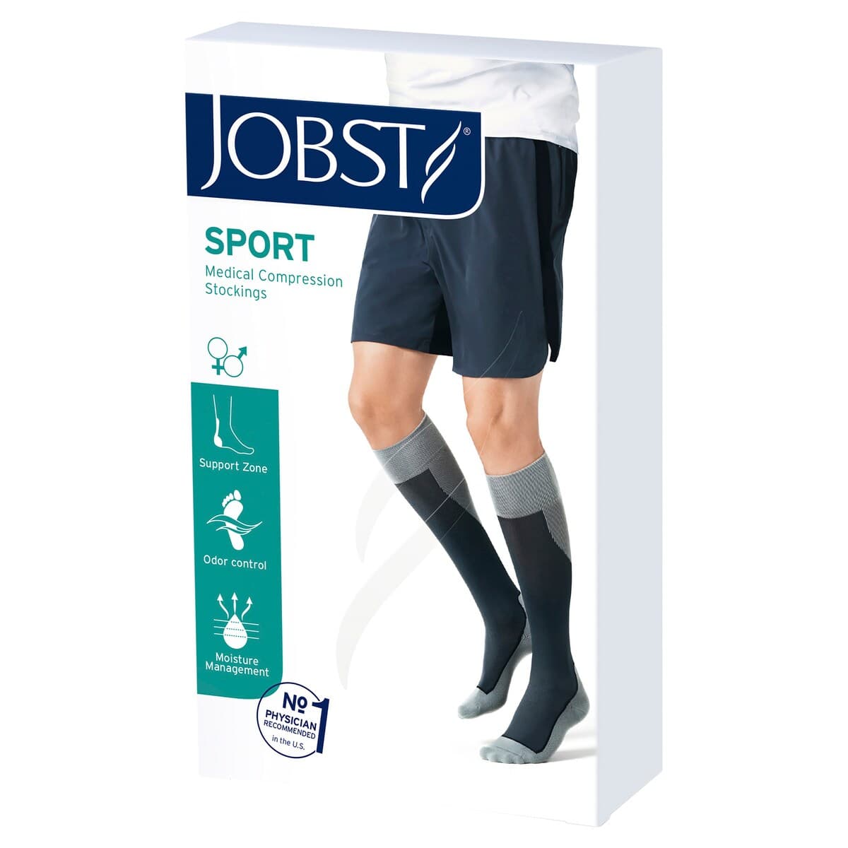 Thumbnail Jobst Sport Compression Socks Unisex 15-20 Mmhg Pink M