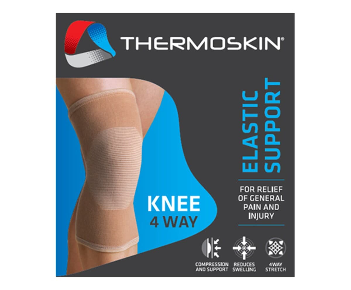 Thermoskin 4-Way Elastic Support Knee Sleeve Xl