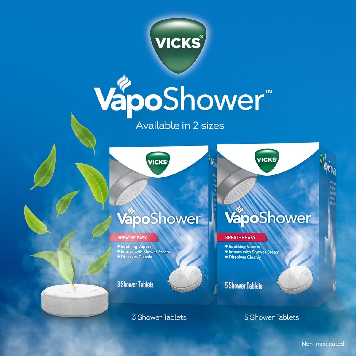 Thumbnail Vicks Vaposhower Shower Tablets 5 Pack