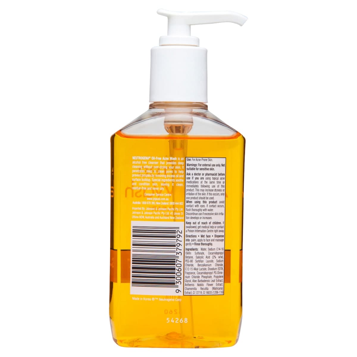 Thumbnail Neutrogena Oil-Free Acne Wash 175Ml