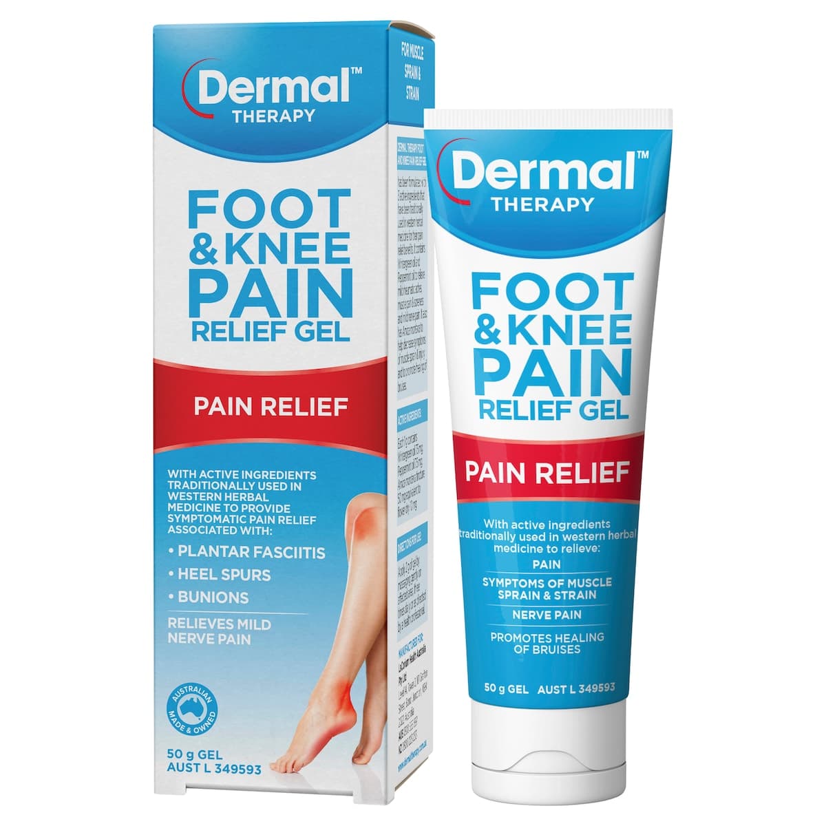 Thumbnail Dermal Therapy Foot & Knee Pain Relief Gel 50G