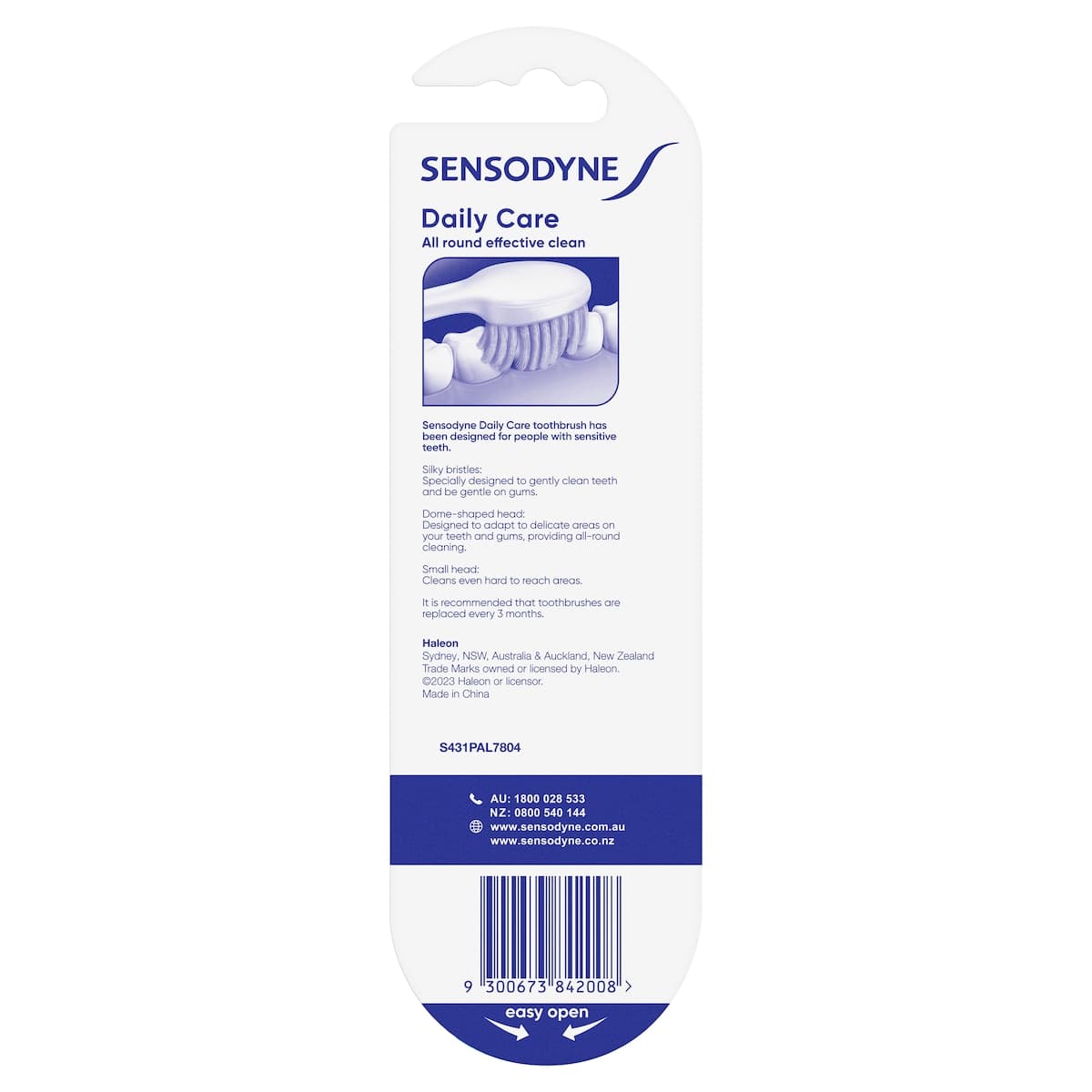 Thumbnail Sensodyne Daily Care Soft Toothbrush For Sensitive Teeth 3 Brushes