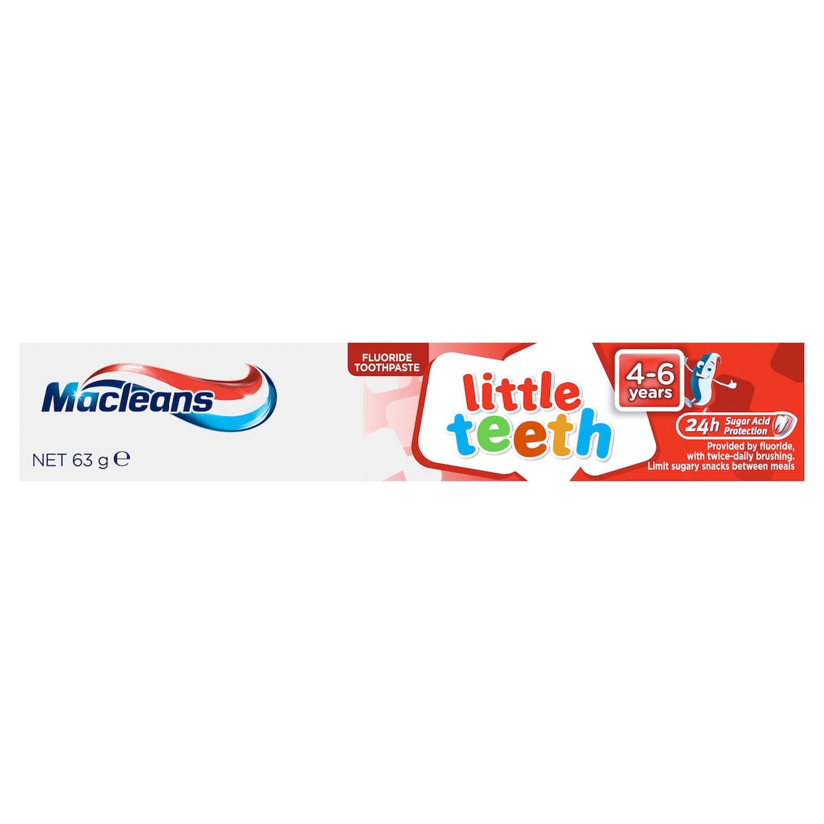 Thumbnail Macleans Little Teeth Toothpaste 4 - 6 Years 63G