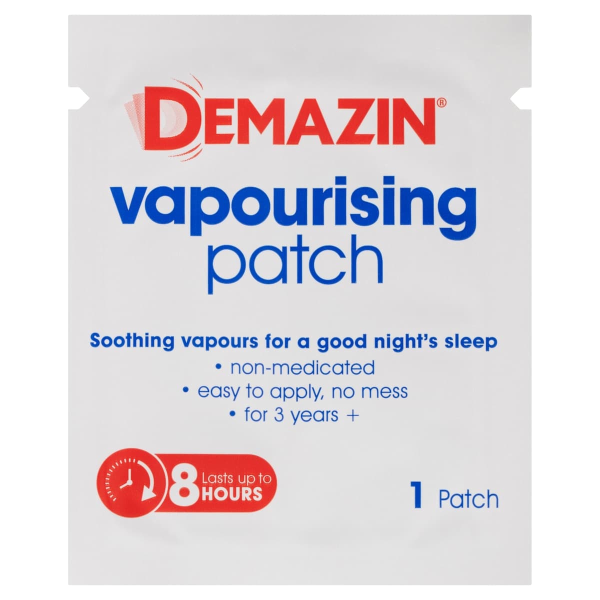 Thumbnail Demazin Vapourising Patches With Natural Essential Oils 6 Pack