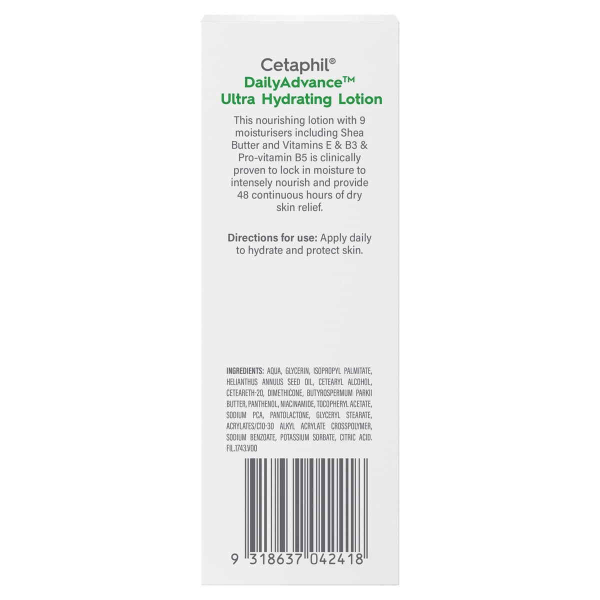 Thumbnail Cetaphil Daily Advance Ultra Hydrating Lotion 85G