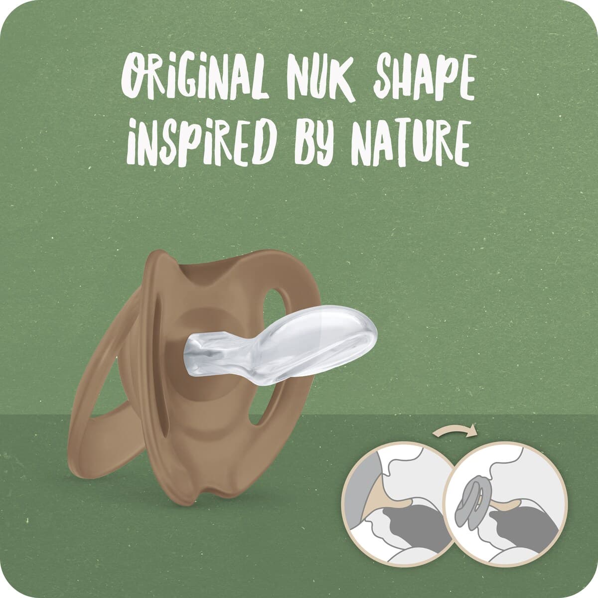 Thumbnail Nuk For Nature Silicone Soother 18-36 Months 2 Pk